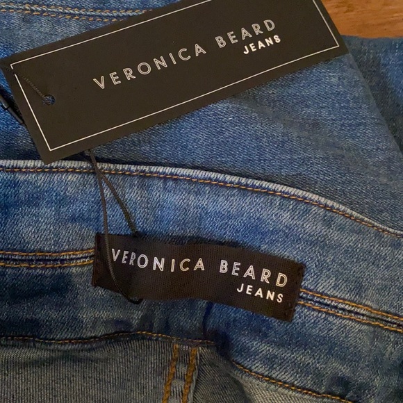 VERONICA BEARD Ember Wide Leg Jean Powdered Ocean - Picture 10 of 12